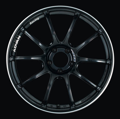 Advan RZII 18x10.0 +25 5-114.3 Racing Gloss Black Wheel