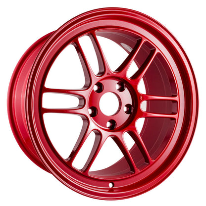 Enkei RPF1 18x9.5 5x114.3 38mm Offset 73mm Bore Competition Red Wheel