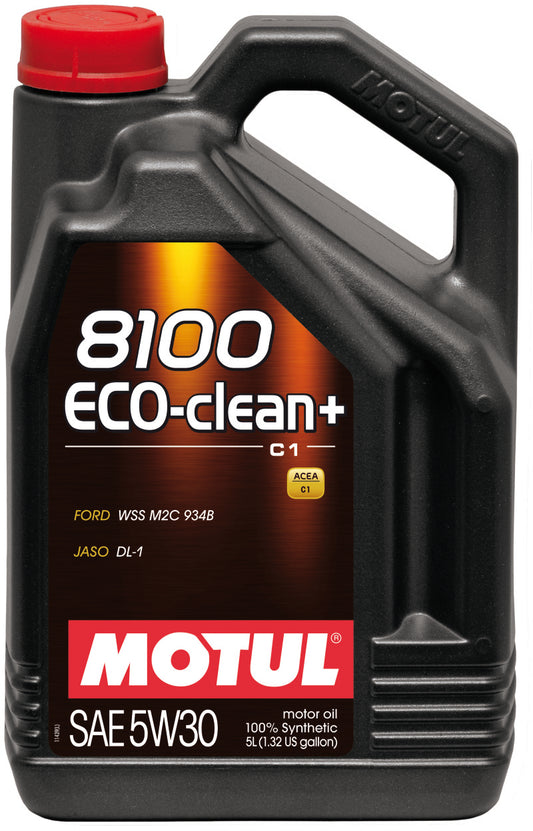 Motul 5L Synthetic Engine Oil 8100 ECO-CLEAN 5W30