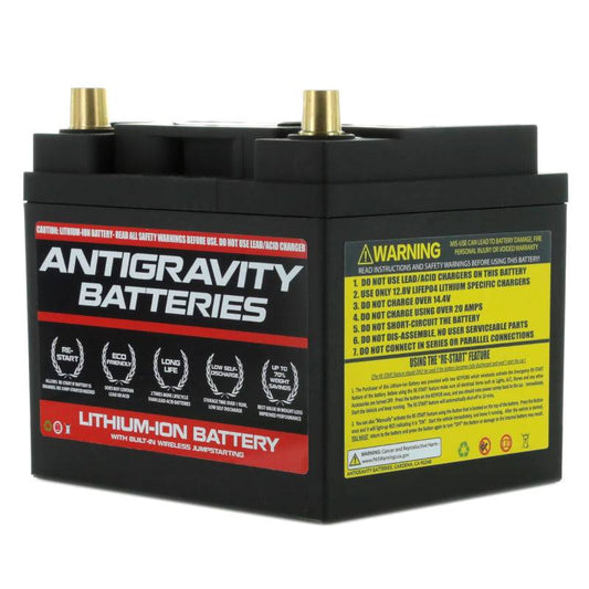 Antigravity Batteries - Group 26 Lithium Car Battery w/Re-Start (16 amp hours)
