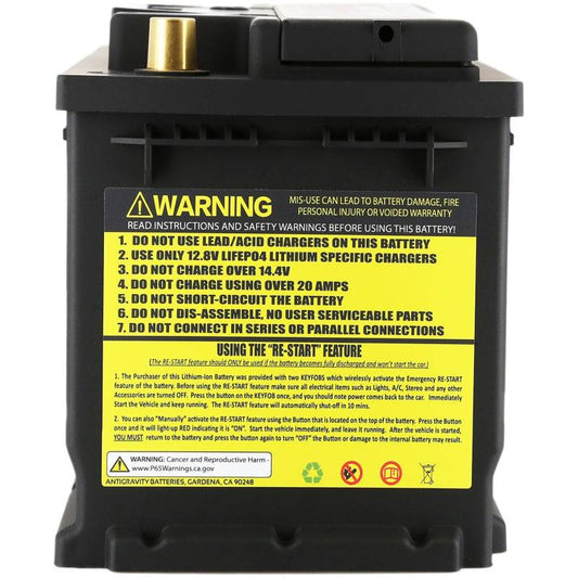 Antigravity Batteries - H6/Group 48 Lithium Car Battery (30 amp hours)
