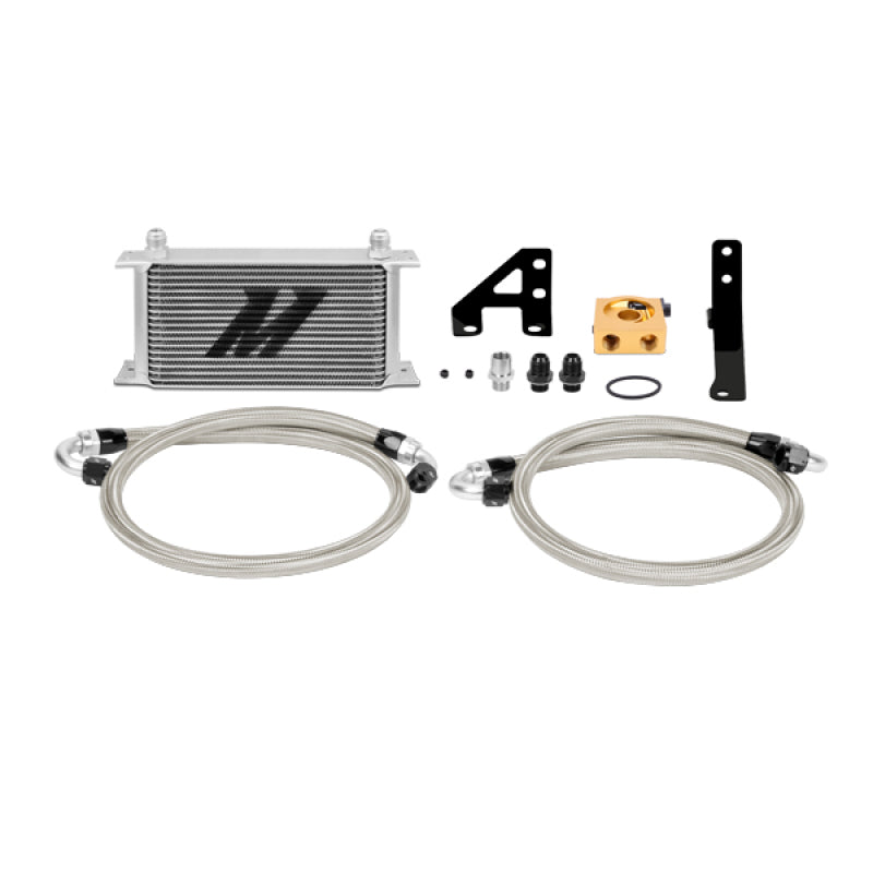 Mishimoto Subaru 15-21 WRX STI - Thermostatic Oil Cooler Kit - (Silver Core)