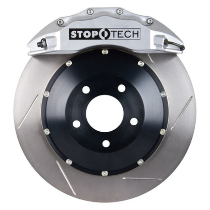 StopTech Big Brake Kit 02-07 Subaru WRX Front 355x32mm Silver ST-60 Calipers Slotted Rotor Kit