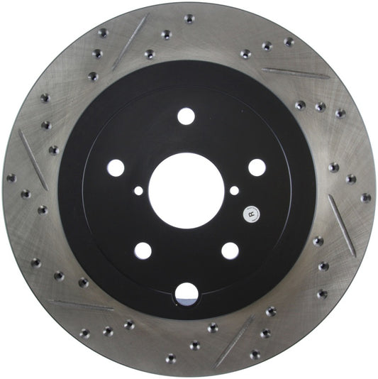 StopTech - Sport Series Slotted & Drilled Right Brake Rotor - Subaru 08-17 STI