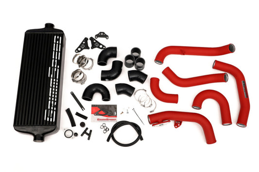 GrimmSpeed - Subaru 15-21 STI - Front Mount Intercooler Kit (Black Core / Red Pipe)