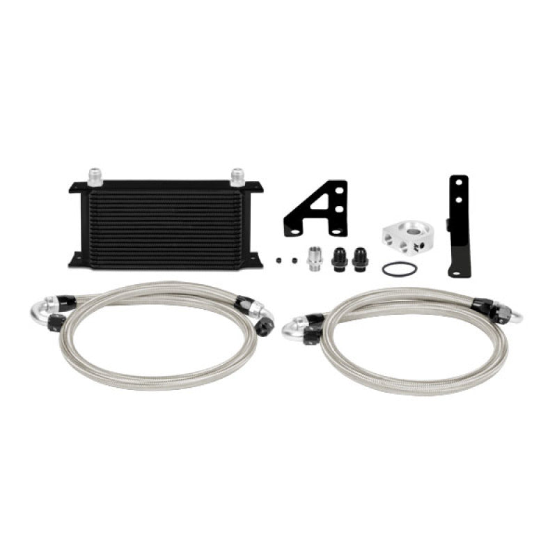 Mishimoto Subaru 15-21 WRX STI - Thermostatic Oil Cooler Kit - (Black Core)