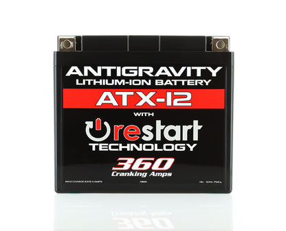 Antigravity Batteries - YTX12 High Power Lithium Battery w/Re-Start