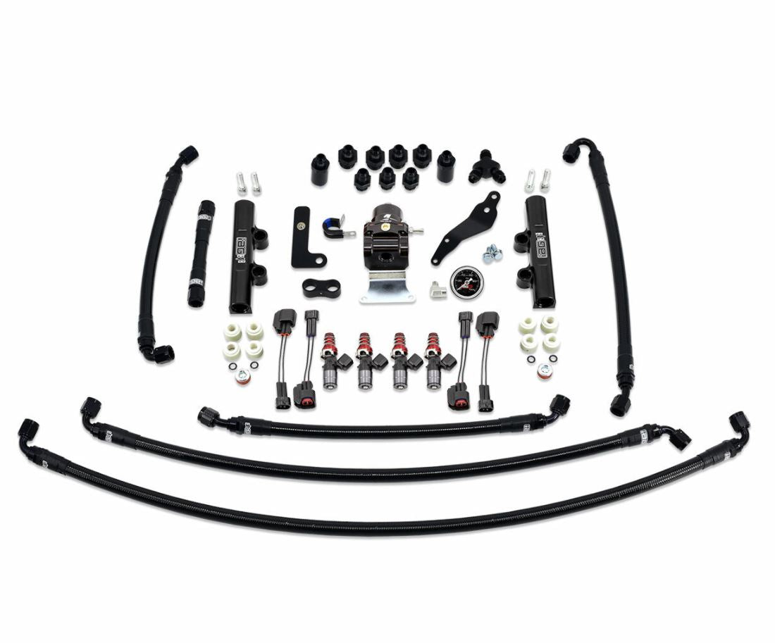 IAG - Subaru 08-14 WRX - PTFE Fuel System Kit w/ 2600cc Fuel Injectors (Black)