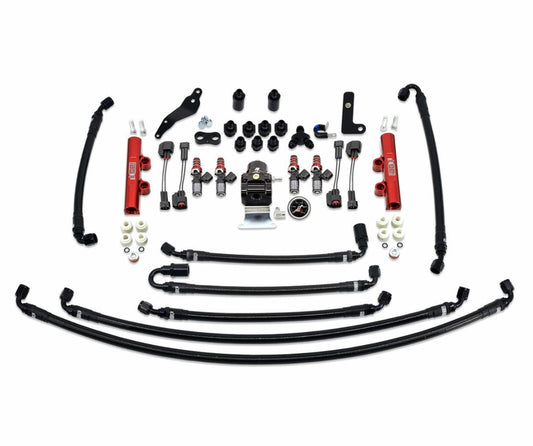 IAG - Subaru 08-14 WRX - PTFE Flex Fuel System Kit w/ 2600cc Fuel Injectors (Red)