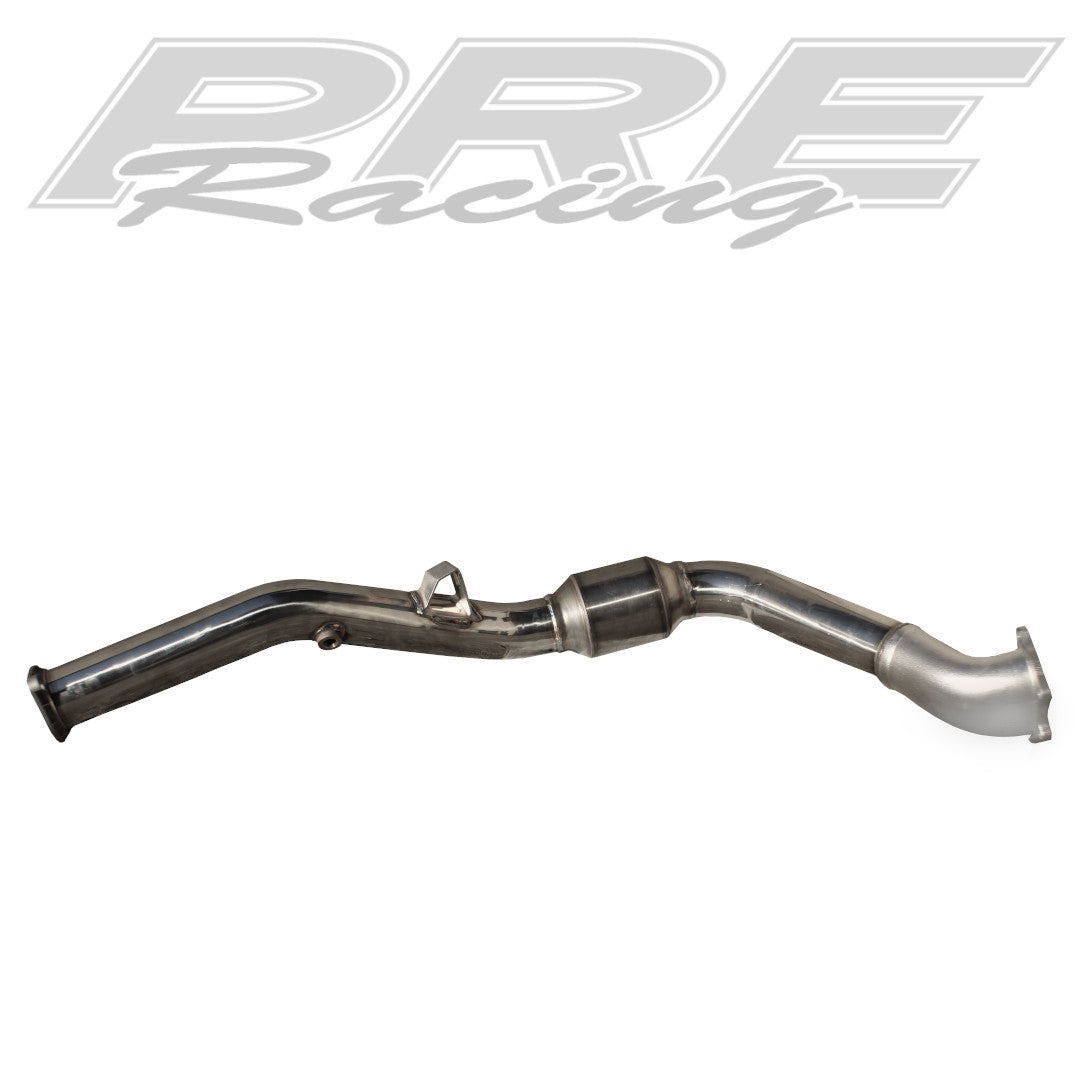 PRE RACING BELL MOUTH DOWNPIPE - EPA APPROVED - 08-14 WRX / 08-21 STI / 09-13 FXT / 05-09 LGT