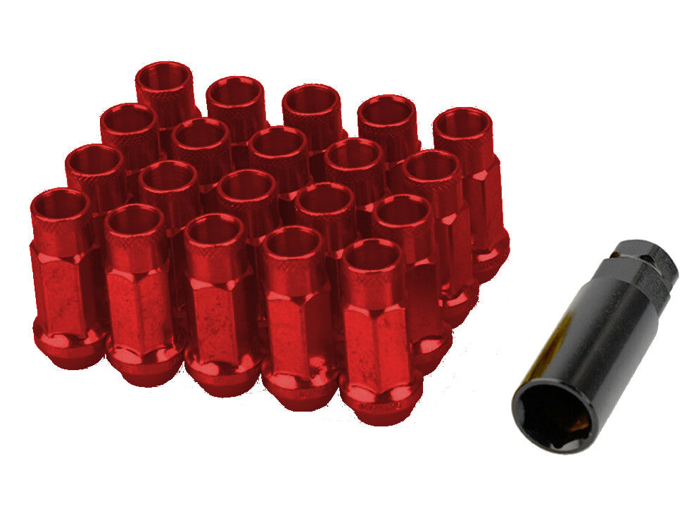 Muteki - SR48 Open Ended Lug Nuts 12X1.25 - (Red)