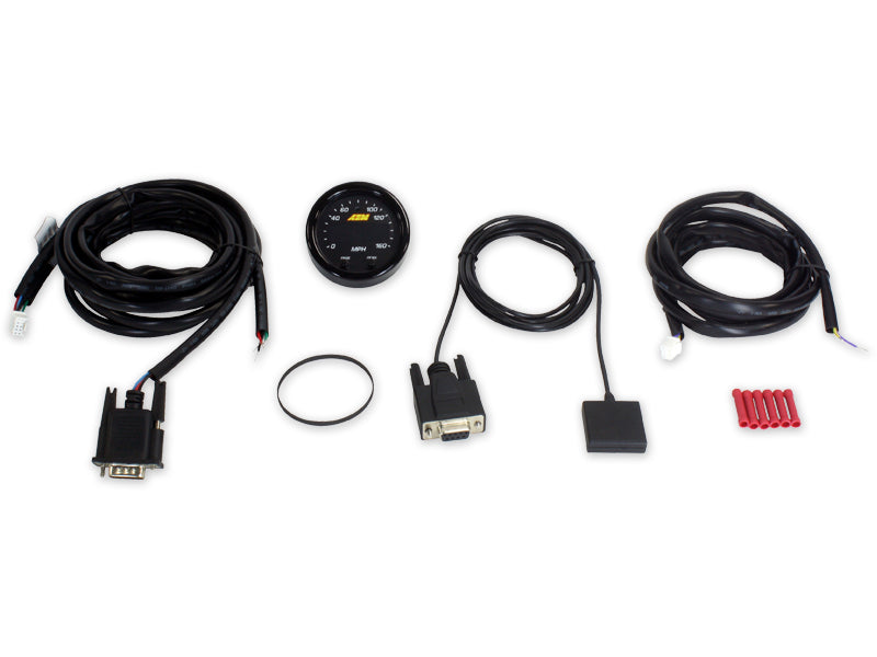 AEM - X-Series GPS Speedometer Gauge -  (Black Bezel & Faceplate)