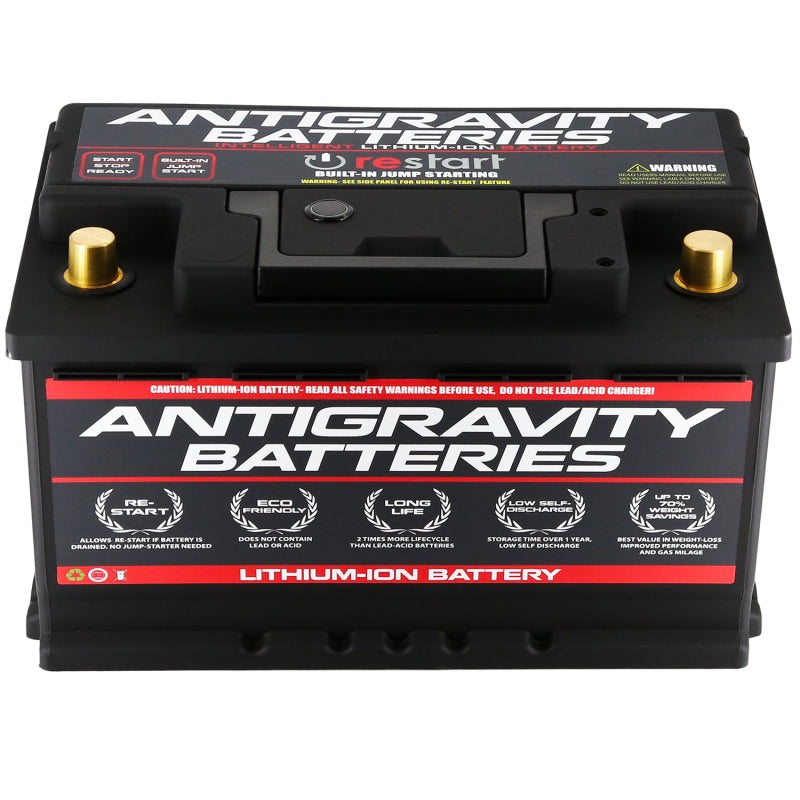 Antigravity Batteries - H8/Group 49 Lithium Car Battery w/Re-Start (80 amp hours)