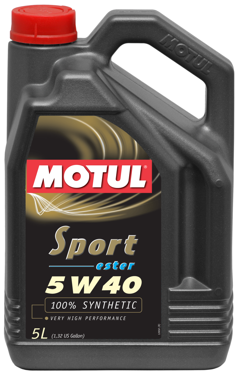 Motul 5L Synthetic Engine Oil Sport 5W40 - Case of 4