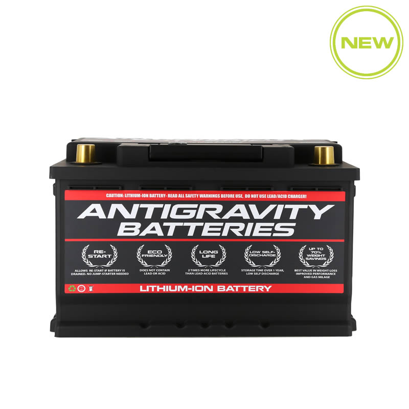 Antigravity Batteries - T6 / L2 Lithium Car Battery w/Re-Start (40 amp hours)