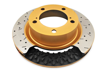 DBA 15-18 Subaru Legacy 2.5i Front Drilled & Slotted Street Series Rotor
