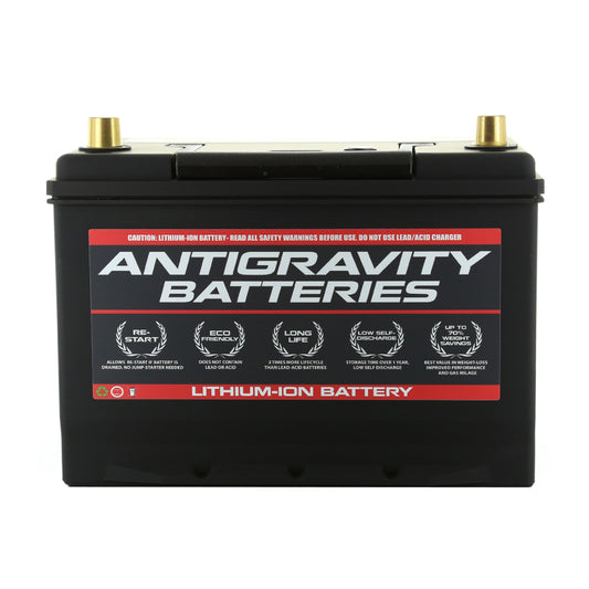 Antigravity Batteries - Group 27 Lithium Car Battery w/Re-Start (40 amp hours)