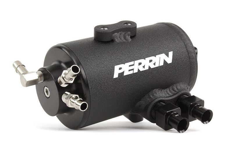 Perrin - Subaru 04-14 STI - FMIC Air Oil Separator (Black)