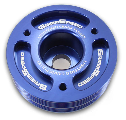 GrimmSpeed Subaru - Lightweight Crank Pulley (Blue)