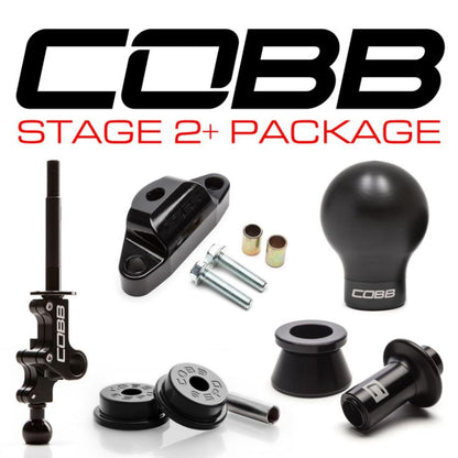 COBB Adjustable Shifter Black Knob Black Lockouts - Fits 04-21 IMPREZA STI