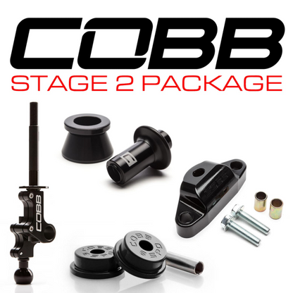 Cobb Subaru 04-21 STI - 6MT Stage 2 Drivetrain Package - Stealth Black Lockout