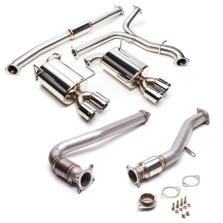 Cobb SS 3 in. Turboback Exhaust (Resonated J-Pipe) - Fits Subaru 15-19 WRX (6MT)