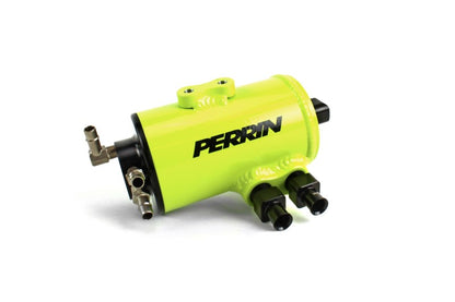 Perrin - Subaru 04-14 STI - FMIC Air Oil Separator (Neon Yellow)