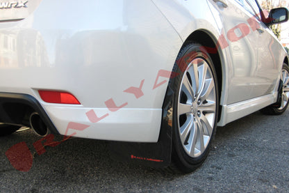 Rally Armor - Subaru 08-11 WRX / Impreza - Polyurethane Mud Flap (Black w/ Red Logo)