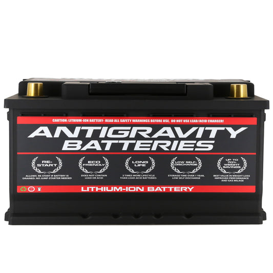 Antigravity Batteries - H8/Group 49 Lithium Car Battery w/Re-Start (80 amp hours)