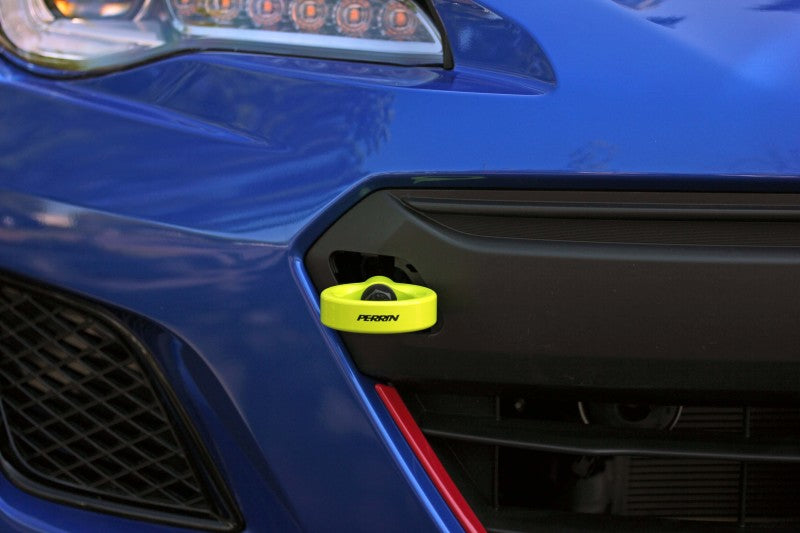 Perrin - Subaru 18-21 WRX/STI - Front Tow Hook Kit (Neon Yellow)