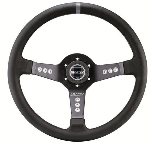 Sparco - L777 Steering Wheel - (Black Leather)