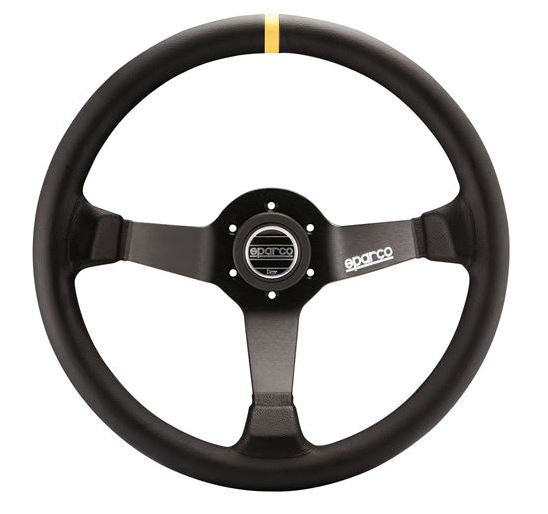 Sparco - R345 Steering Wheel - (Black Leather)