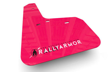 Rally Armor - Subaru 13-18 BRZ - Mud Flap Kit (Pink BCE w/ White Logo)
